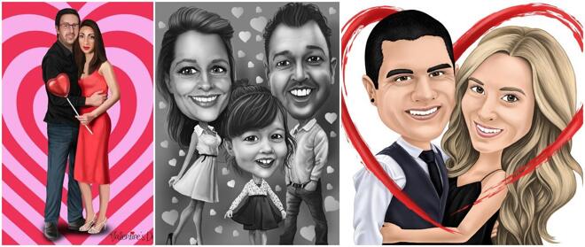 Couple Caricatures