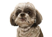 Puppy Caricature from Photo: Digital Style