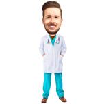 Docteur en dessin de dessin animé Scrubs