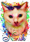 Group+of+Pets+Caricature+from+Photos