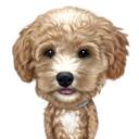 Custom Dog Portrait from Photo