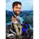 Bird Hunter Caricature from Photos