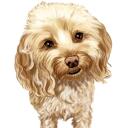 Poodle Caricature