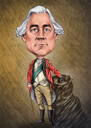 Funny Professions Caricature with Custom Background