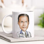 Custom Doctor Caricature Mug