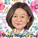 Meilleur cadeau de caricature pour maman