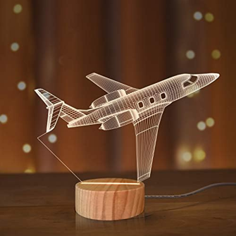 6. 3D Airplane Projection Night Light-0