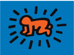10.  Radiant Baby (1990) Keith Haring-0