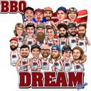 Anpassad Champions-gruppkarikatyr