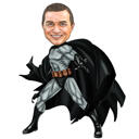 Disegno personalizzato di un supereroe