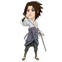 Caricature d'enfant de l'anime Naruto