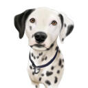 Caricature de Dalmatien