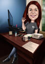 Project Manager Caricature Gift from Photos