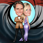 Tecknad par James Bond