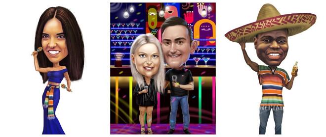 Caricatures for Party