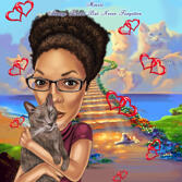 Cat with Owner - Always Loved, Never Forgotten