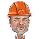 Custom Engineer Caricature valokuvasta