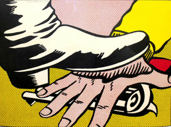 7. Roy Lichtenstein, "Pie y mano" (1964)-0