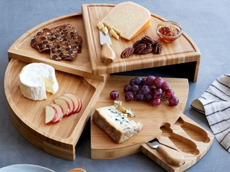 8. Henkilökohtainen Compact Swivel Cheese Board-0