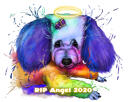 Dog+Memorial+in+Natural+Coloring+Watercolor