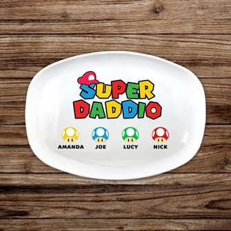 7. Assiette Super Daddio personnalisée-0