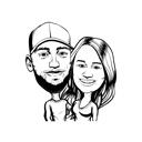 Dessin de contour de couple