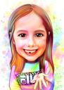 Watercolor Portrait of 1 Person