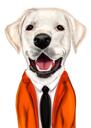 Caricatura personalizzata del Labrador