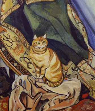 17. Suzanne Valadonin "Raminou istuu kankaalla" (1920)-0