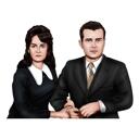 Pictură de portret de epocă din fotografie