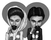 Tradiční indický svatební pár