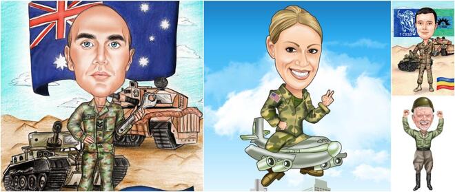 Military Caricatures