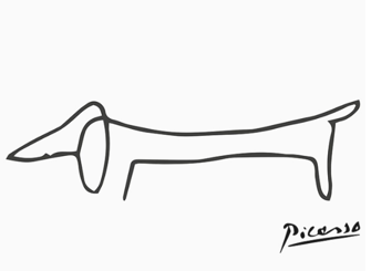 9. "Dog" (1957) av Pablo Picasso-0