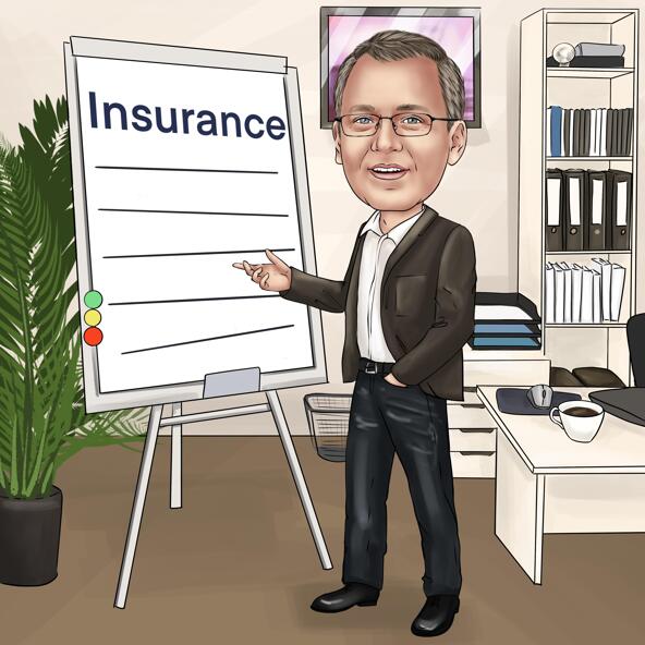 كاريكاتير التأمين