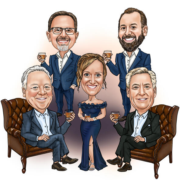 Gruppenkarikaturen