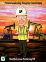 Person in Helmet and Work Clothes Cartoon Drawing with Custom Background from Photos