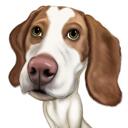 Cartoon Dog Portrait