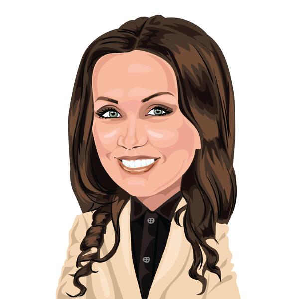 Portret de avatar vectorial personalizat