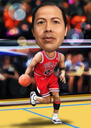 Basketball Player Caricature from Photos