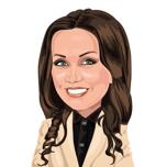 Portret de avatar vectorial personalizat