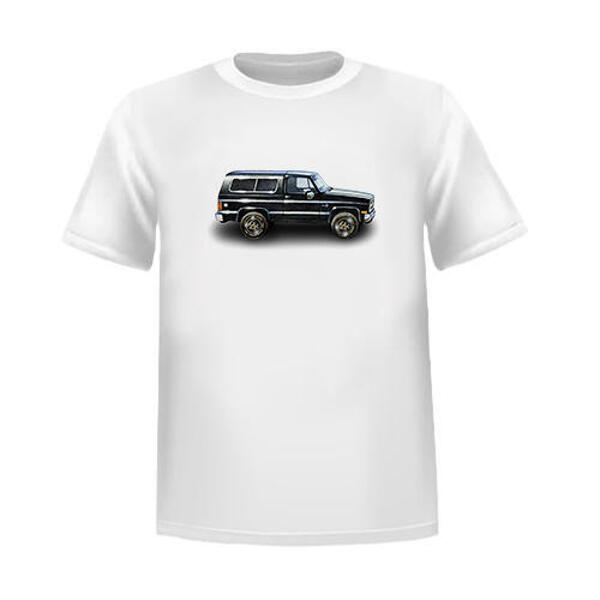 Caricatura di auto personalizzata stampata su t-shirt in stile colorato da foto