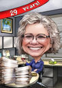 Best Manager Award Caricature