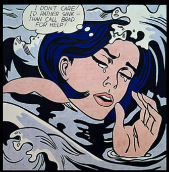 2. Drowning Girl de Roy Lichtenstein (1963)-0