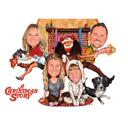 Custom Christmas Story Caricature