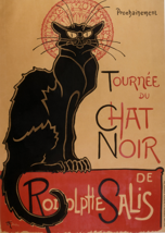 21. "Le Chat Noir" de Théophile Steinlen (1896)-0