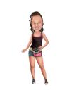 Caricatura de adolescente personalizada a partir de foto