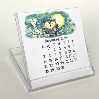 8. Petit calendrier de bureau aquarelle 2024-0