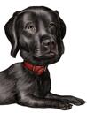 Labrador-Bleistiftporträt