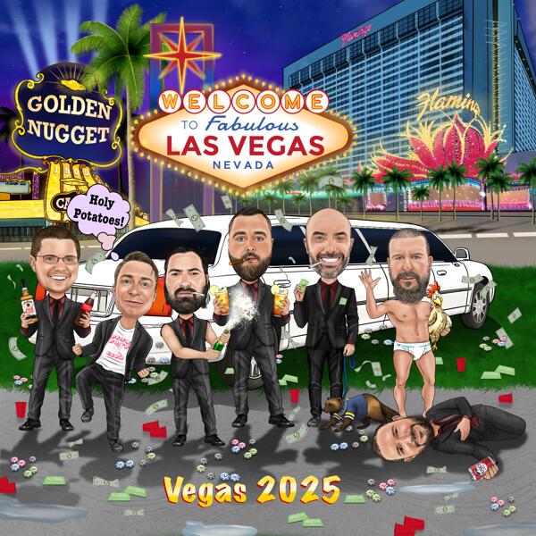 Las Vegas Sağdıç Karikatürü