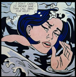 2. Drowning Girl von Roy Lichtenstein (1963)-0